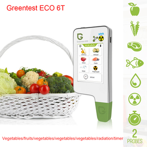 เครื่องทดสอบความปลอดภัยของอาหาร Greentest ECO 6T เครื่องตรวจจับไนเตรตและรังสี หน้าจอสัมผัสแบบ Capacitive สำหรับตรวจสอบผลไม้ ผัก เนื้อสัตว์ และน้ำ - Product Image 6