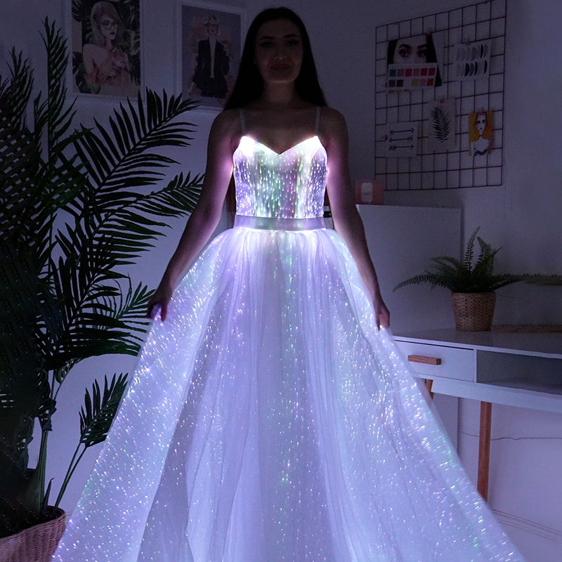 Prom Galaxy Light Up Dress Glow In The Dark Homecoming Dresses Outlet