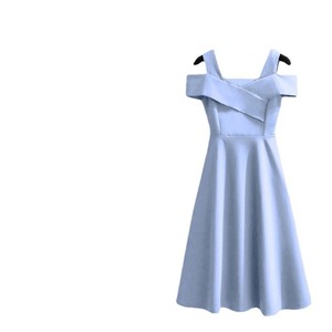 New Plus Size Women's Clothing Elegant Solid Dress Casual Summer Skirt Front Chubby Sister Belly Covering Slimming <strong>Design</strong> - Product Image 5