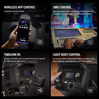 Godox Litemons LE200Bi 220W Lumière vidéo LED COB bicolore avec monture Bowens, éclairage professionnel continu pour studio photo, application