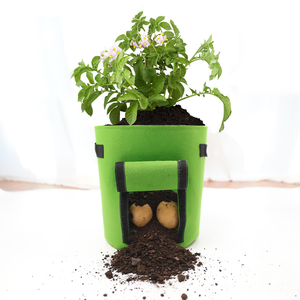 Maison extérieur pas cher fibre non-tissé géotextile aération tissu sacs de <span class=keywords><strong>jardin</strong></span> gallon sac de culture <span class=keywords><strong>feutre</strong></span> pot de plante <span class=keywords><strong>feutre</strong></span> pot de culture - Product Image 3