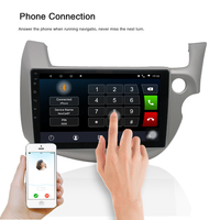Autoradio pour HONDA FIT JAZZ DROITE 2007-2013 Navigation GPS Carplay Android Auto Stéréo Vidéo Écran Tactile Lecteur Multimédia de Voiture