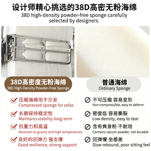 Divano Componibile a Compressione al Miglior Prezzo, Set Completo in Tessuto con Spugna, Design Modulare, Divano Letto per <span class=keywords><strong>Piccoli</strong></span> Appartamenti, Compresso Sottovuoto - Product Image 5