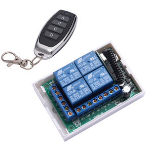 Dc12v 24V 4ch không dây <span class=keywords><strong>RF</strong></span> điều khiển từ xa chuyển đổi cho thiết bị nhà - Product Image 6