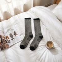 Chaussettes de randonnée thermiques en laine mérinos-Chaussettes rembourrées pour la marche et le trekking en plein air