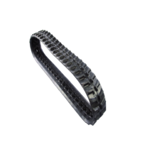 100*72 Rantai Karet Merek China untuk Skid Steer Loader Bulldozer Rantai Track Kecil