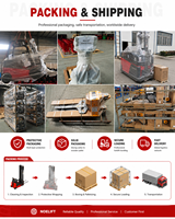 1000kg Selbstladender Tragbarer Hubstapler Mini Kleiner Manueller Halbelektrischer Bordstapler