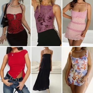 Ropa de Mujer al por Mayor, Lote Mixto de Moda Casual, Camisetas, Pantalones, Faldas Cortas, Ropa Popular para Mujer, Entrega Aleatoria - Product Image 5