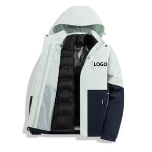 Design LOGO Doudoune Léger Matelassé Puffer Baggy Manteau à Capuche pour Homme Unisexe - Product Image 6