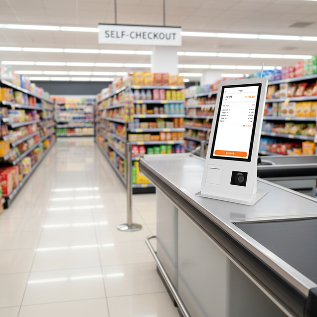 SDK 15.6inch All in One POS Systems NFC Payment Kiosks Terminal Self-service Restaurant Othering Machine Barcode Scanner