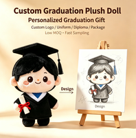 Peluche personnalisée pour la remise des diplômes, jouet en peluche sur mesure, cadeau de remise des diplômes, fabricant OEM ODM