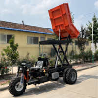 Grote Belasting Hydraulische Palmolie Fruit Dumper Elektrische Mini Track Dumper