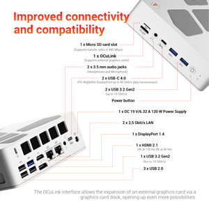 <span class=keywords><strong>Mini</strong></span> <span class=keywords><strong>PC</strong></span> FIREBET Nuevo Modelo A8 para Juegos, 32 GB + 1 TB, <span class=keywords><strong>10</strong></span> Núcleos y 20 Subprocesos, Sistema Win11, CPU AMD AI 9 365 - Product Image 6