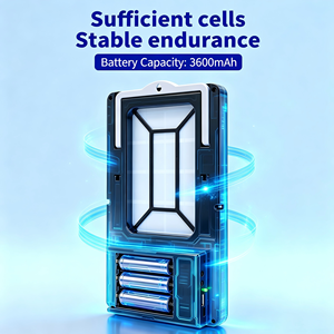 Kit <span class=keywords><strong>de</strong></span> Luz <span class=keywords><strong>Solar</strong></span> Portátil Compacto, Panel <span class=keywords><strong>de</strong></span> <span class=keywords><strong>Carga</strong></span> <span class=keywords><strong>Solar</strong></span> <span class=keywords><strong>de</strong></span> 6V 4W, Batería Integrada <span class=keywords><strong>de</strong></span> 3600mAh para Senderismo, Picnic y Jardín - Product Image 5