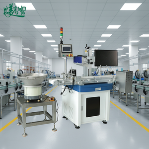 Máquina Automática de Marcado UV de 10W para Tapas de Botellas, Alta Precisión, Autoenfoque, Sistema Integrado de Inspección Visual y Rechazo para 100% de las Piezas - Product Image 2