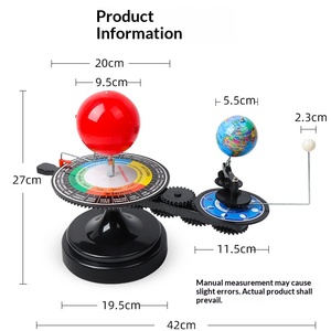 Modello Didattico di Grandi Dimensioni della Sfera Orbitale Sole-<span class=keywords><strong>Terra</strong></span>-Luna a Tre Sfere per l'Educazione Geografica delle Scuole Medie e Superiori - Product Image 3
