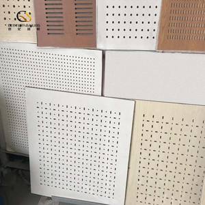 Fabricant chinois de plaques de plâtre perforées acoustiques pour cloisons sèches Accessoires de plaques de plâtre Faux plafond suspendu - Product Image 5