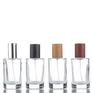 Luxury Matte <b>Black</b> Men's Glass Perfume Bottle 50ml with <b>Pump</b> Sprayer and Screen Printing OEM/ODM USA Mairun Brand - Product Image 5