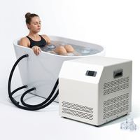Refroidisseur Commercial pour Bain de Glace avec Filtre, Machine de Refroidissement de l'Eau 0.3 CV pour Baignoire de Plongée Froide et Récupération Sportive