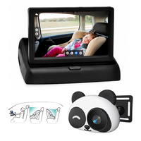 Moniteur Bébé pour Voiture avec CarPlay et Android Auto, Caméra Bébé Sans Fil 1080P avec Vision Nocturne et Grand Angle, Vente en Gros OEM