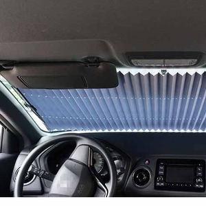 Pare-soleil rétractable pour pare-brise avant de voiture, panneau isolant thermique en feuille d'aluminium, bloquant la lumière, pour voitures - Product Image 3