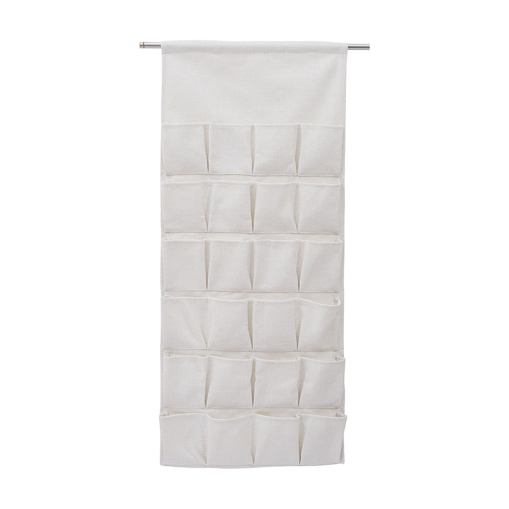 24 pockets with wood