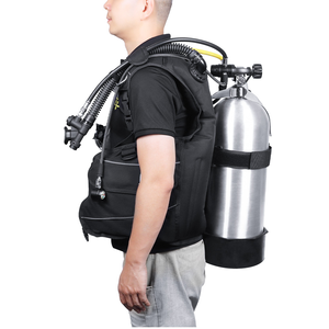 แจ็คเก็ตดำน้ำลึกมืออาชีพ <span class=keywords><strong>BCD</strong></span> เสื้อชูชีพไนลอนแบบปรับได้พร้อมเรกูเลเตอร์สำหรับผู้ชายและผู้หญิงสำหรับการดำน้ำยามว่าง - Product Image 4