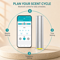 Diffuseur d'arômes silencieux de 120 ml, diffuseur d'arômes sans eau pour grande pièce, système de parfum d'intérieur sans eau