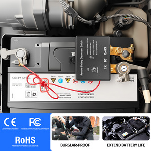 Interrupteur de déconnexion de batterie de yacht 24V 240A, interrupteur de batterie sans fil RF433MHz, bornes en laiton, pour camions, fourgonnettes et bateaux - Product Image 3