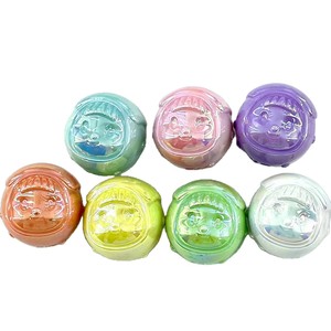 Acrylic <b>Doll</b> <b>Head</b> Beads 22mm Mixed Colors DIY Jewelry Making Craft Supplies For Necklace Bracelet Keychain Accessories - Product Image 2