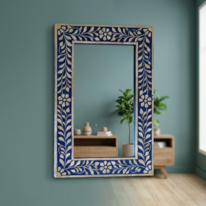 Top Selling Design Export Quality Elegant Look Decorative Wall Decorative Bone Inlay <b>Mirror</b> Frame Supplier From India - Product Image 6