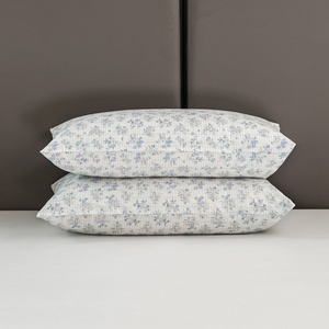Funda de almohada rectangular sólida para conexión a tierra, de algodón orgánico tejido con fibra de plata, diseño estampado antiestático, para sueño profundo, conexión a tierra, hotel - Product Image 1