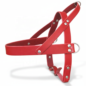 Arnés de Perro de Cuero Vegano de Diseño Sin Estrangulamiento con Correas Ajustables y Costuras Reforzadas para Paseos al Aire Libre y Entrenamiento Diario - Product Image 2