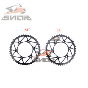 SNOR rueda de cadena Universal de alta calidad CNC aluminio 520 piñón de cadena trasera 50 51 52 Dentes para KTM EXC XCF SX SXF - Product Image 1