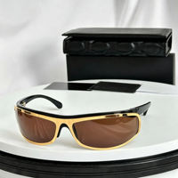 Lunettes de soleil sport polarisées légères dégradées unisexe UV400, monture carrée intégrale, pour cyclisme et course en extérieur multicolores