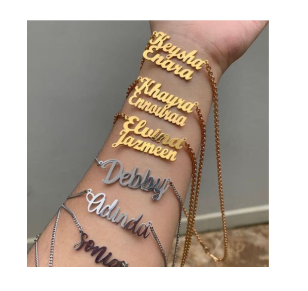 Custom Cursive Name Brand Necklace No 