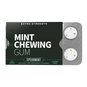 Goma de mascar con cafeína de menta extrafuerte <span class=keywords><strong>Natural</strong></span> de etiqueta privada para una mayor claridad mental de enfoque energético - Product Image 4