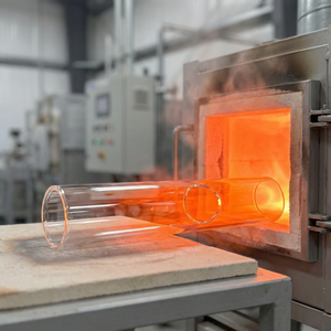 Tubo de vidrio de cuarzo transparente personalizado para laboratorio, tubo de sílice fundida, tubos de vidrio de cuarzo, tubo de prueba - Product Image 4