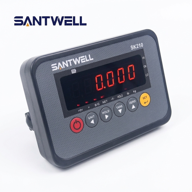 Santwell SK210 Industrial Wireless Connectivity Weighing Indicator with RS232 for Load Cell Bench Floor Platform Scale System