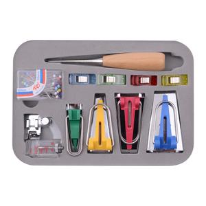Juego de dobladillo para máquina de coser, herramienta de tira de envoltura de tela de retales, herramientas de costura de retales Diy - Product Image 2