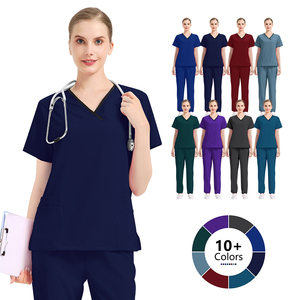 Divisa Estiva Personalizzabile per Ospedale, Set di Camici Chirurgici per Sala Operatoria, Uniforme per Medici, Dentisti e Infermiere - Product Image 1
