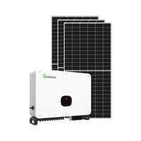 Système d'énergie solaire 1 MW 2 MW 3 MW 5 MW 10 MW, onduleur solaire triphasé avec batterie et certification CE