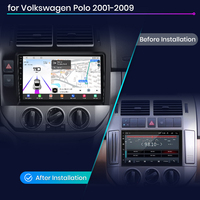 Junsun-Radio de coche Android con chip Qualcomm para Volkswagen Polo Mk4 IV 2001-2009 8-Core Apple CarPlay estéreo 360 Cámara 1,8 Ghz DSP