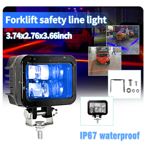 Xe nâng 15 wát màu đỏ và màu xanh khu vực <span class=keywords><strong>led</strong></span> cảnh báo ánh sáng xe nâng khu vực nguy hiểm ánh sáng 12-80v tuyến tính laser kho an toàn cảnh báo ánh sáng - Product Image 3