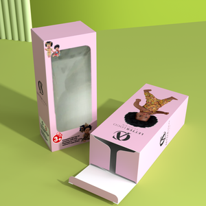 Caja de papel de muñeca de juguete para niña, caja de embalaje de muñeca para niños al por mayor, caja de regalo de juguete Rosa personalizada, embalaje - Product Image 5