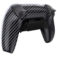 Kit de remappage EXtremeRate Graphite Carbon Fiber Rise 2.0 avec coque arrière et carte de remappage K1 K2 pour boutons arrière de manette PS5