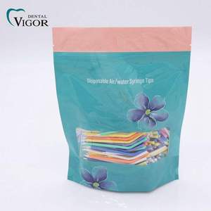 Seringue dentaire jetable à air et eau, multicolores, avec embouts à 3 voies - Product Image 1