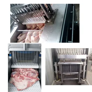 48 İğneler tuzlu otomatik ticari sığır tavuk salamura enjeksiyon makinesi