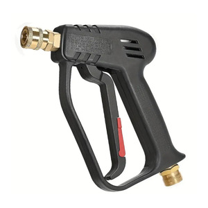 Pistolet de lavage haute pression 1/4'' 4000 psi pour <span class=keywords><strong>voiture</strong></span>, avec lance courte / buse pour mousse - Product Image 1