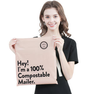Venta al por mayor Biodegradable Ecológico Polymailer Bolsas de correo de polietileno Sobres de plástico impresos personalizados Bolsas de correo - Product Image 3